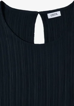 Straight Leg Jumpsuit mit Struktur