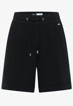 Straight Leg Shorts aus Musselinstoff