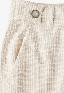 Straight Leg Bouclé Hose