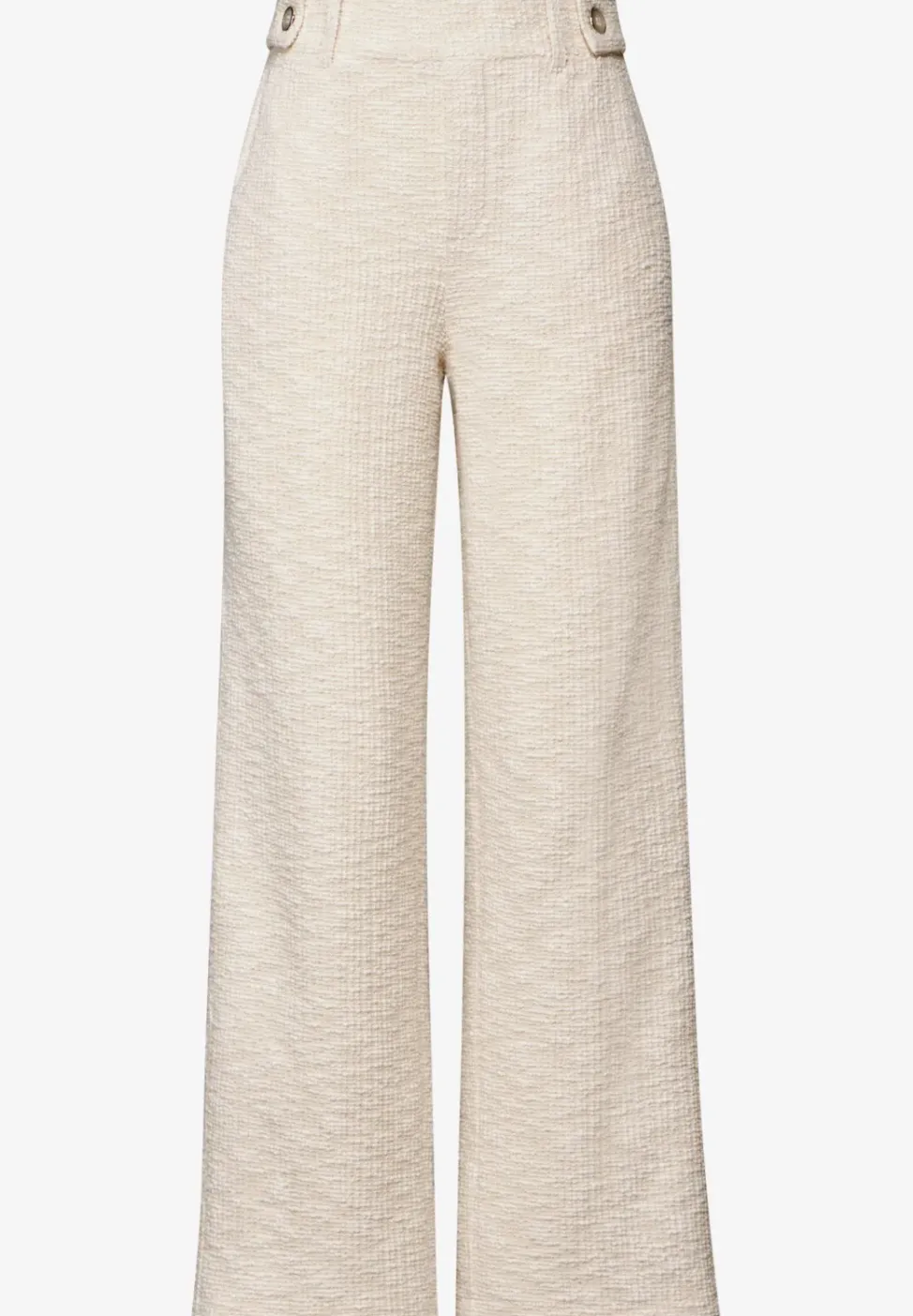 Straight Leg Bouclé Hose