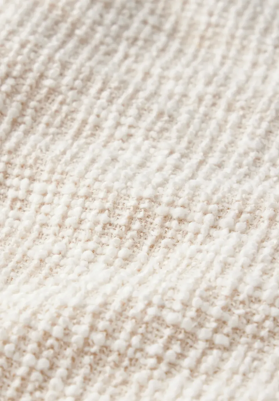 Straight Leg Bouclé Hose