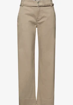 Straight Leg Hose mit Gürteldetail