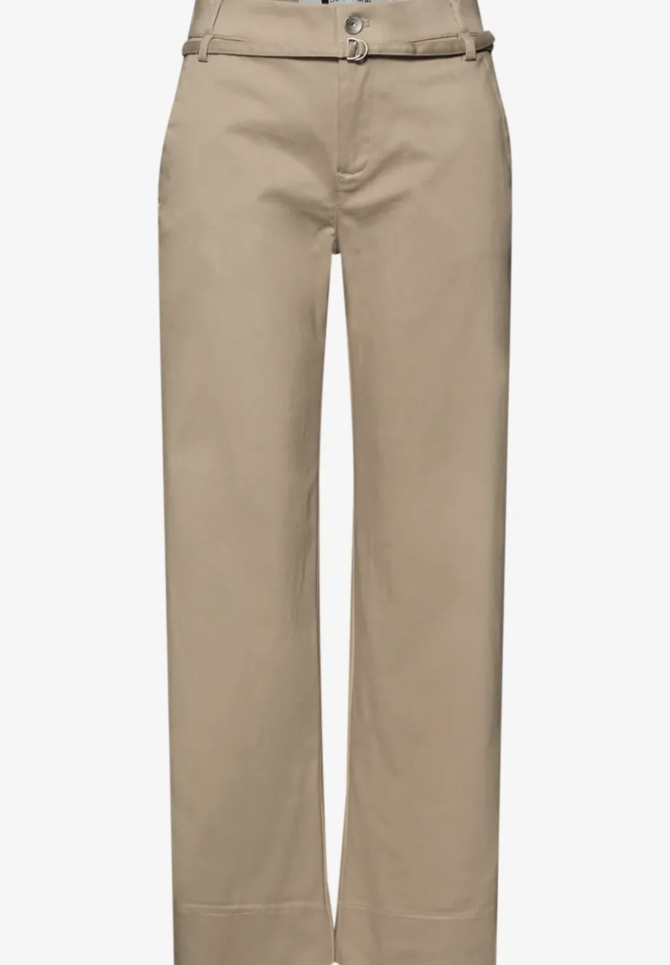 Straight Leg Hose mit Gürteldetail
