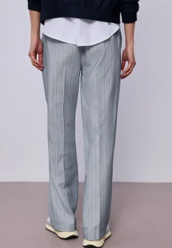 Straight Leg Hose mit Streifen