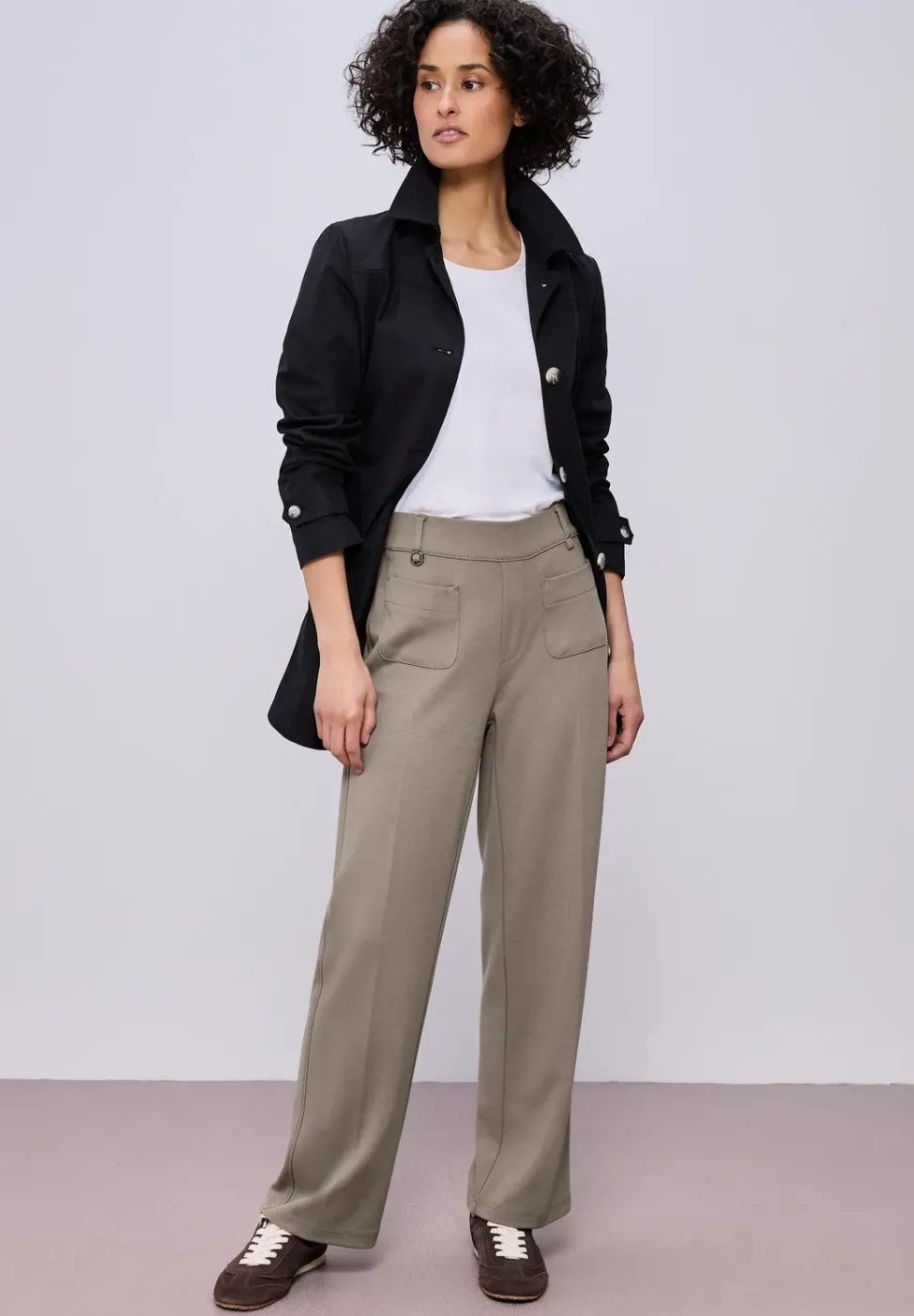 Straight Leg Hose mit Taschen