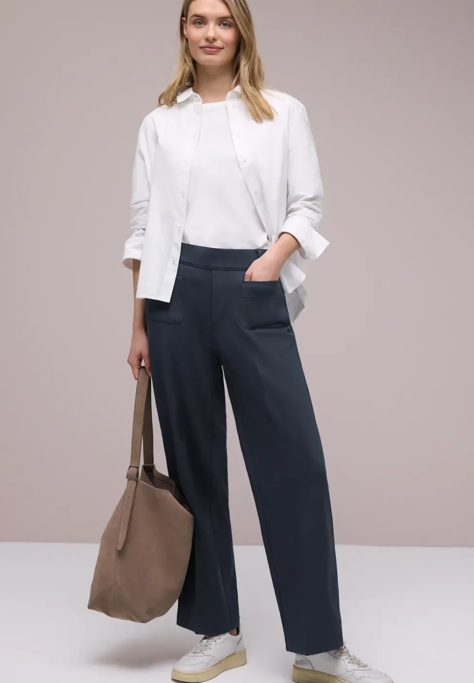 Straight Leg Hose mit Taschen