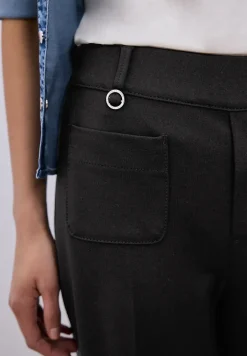 Straight Leg Hose mit Taschen