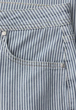 Straight Leg Jeans mit Streifen