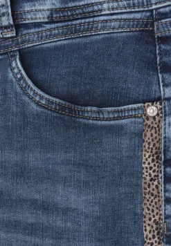 Straight Leg Jeans mit Tape