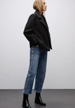 Straight Leg Jeans mit Tape