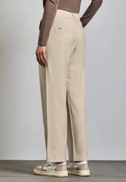 Straight Leg Melange-Hose