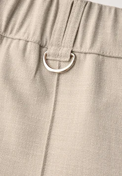 Straight Leg Melange-Hose
