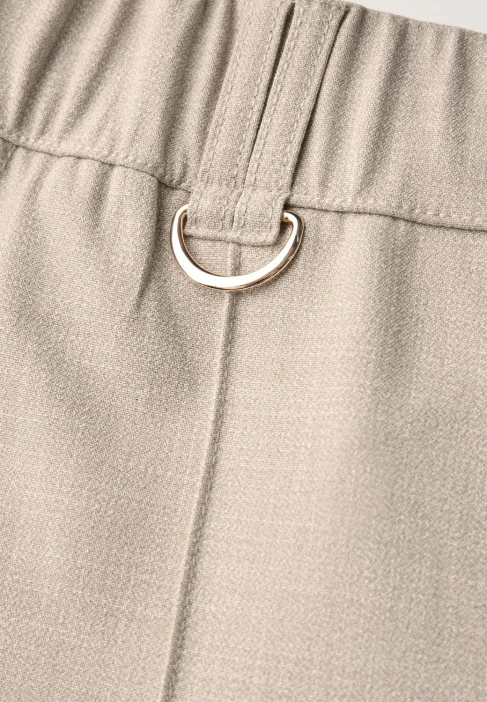 Straight Leg Melange-Hose
