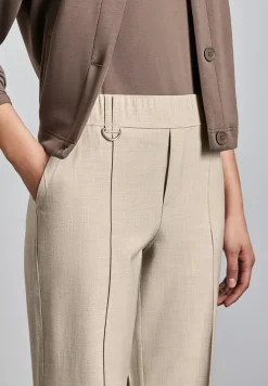 Straight Leg Melange-Hose