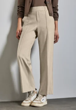 Straight Leg Melange-Hose