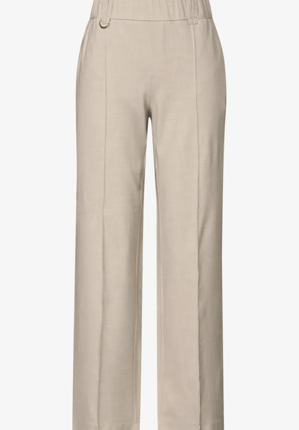 Straight Leg Melange-Hose