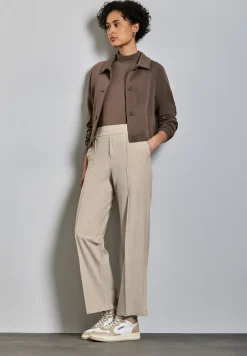 Straight Leg Melange-Hose