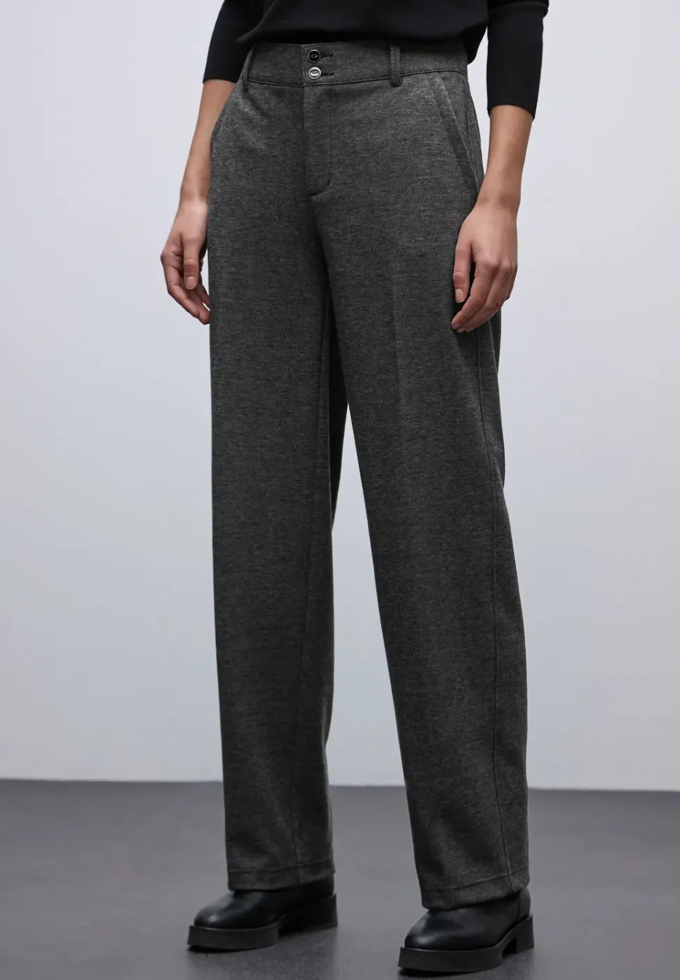 Straight Leg Melange Hose