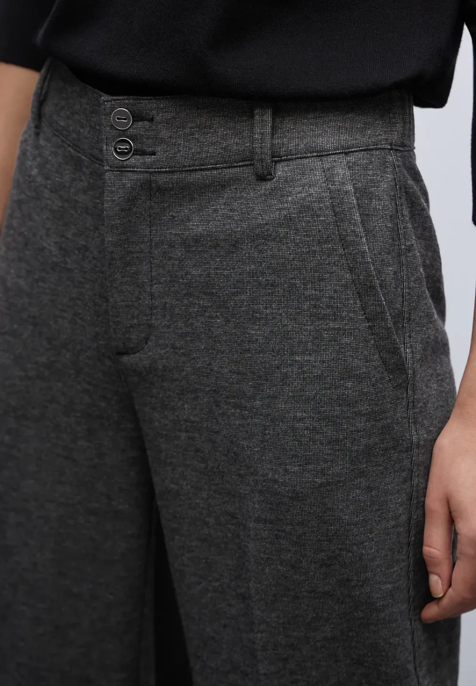 Straight Leg Melange Hose