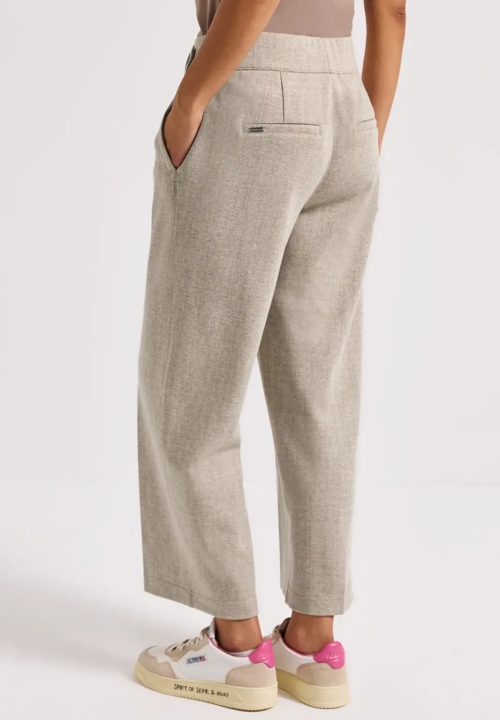 Straight Leg Melange Hose