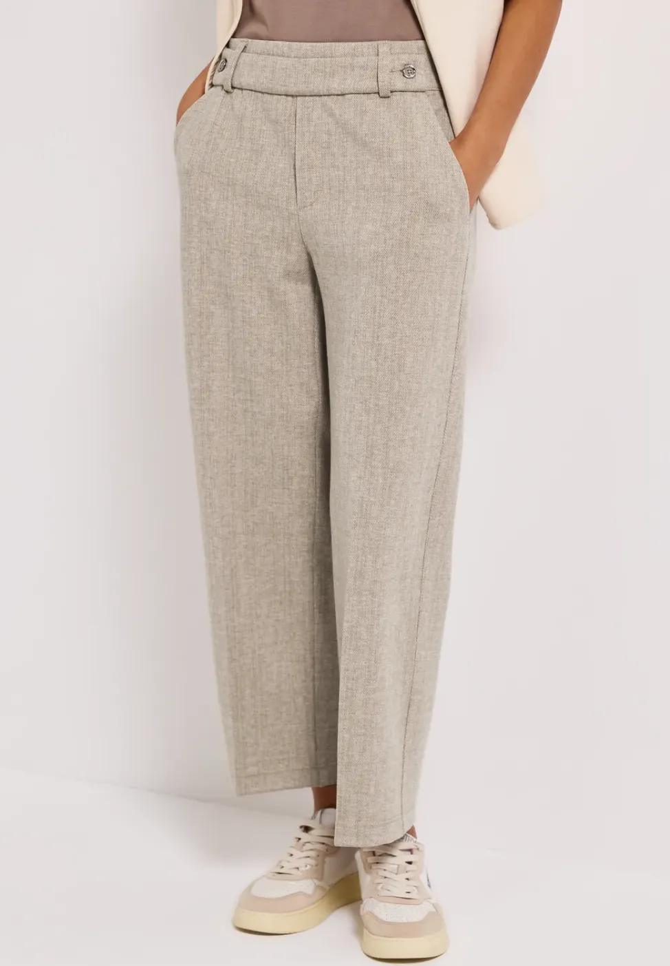 Straight Leg Melange Hose