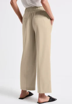 Straight Leg Piqué Hose