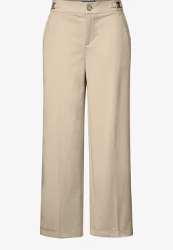 Straight Leg Piqué Hose