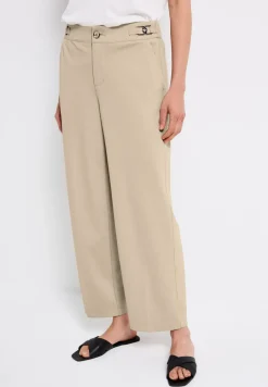 Straight Leg Piqué Hose