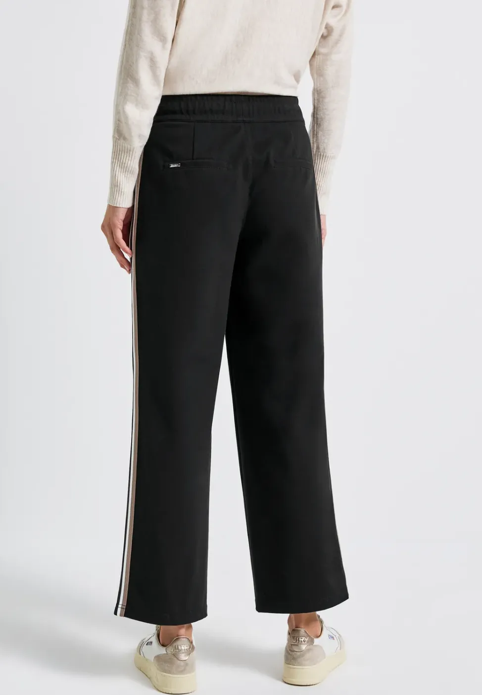 Straight Leg Strukturhose