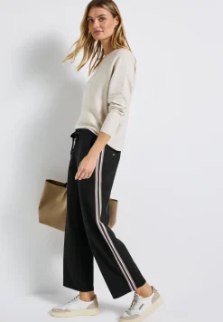 Straight Leg Strukturhose