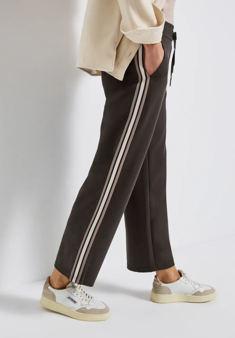 Straight Leg Strukturhose