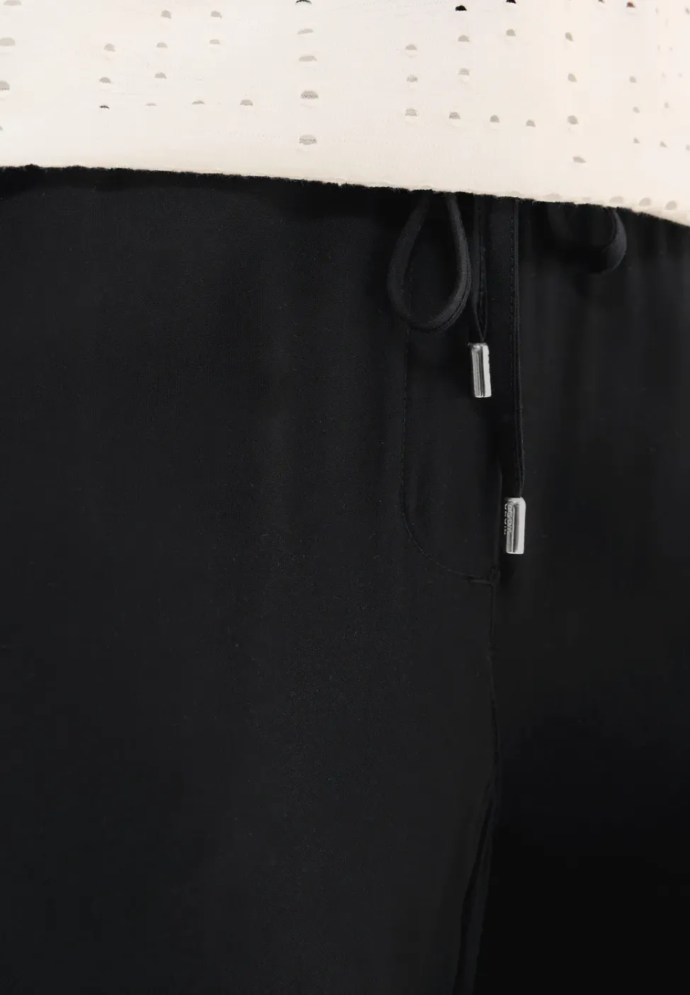 Straight Leg Viskose Hose