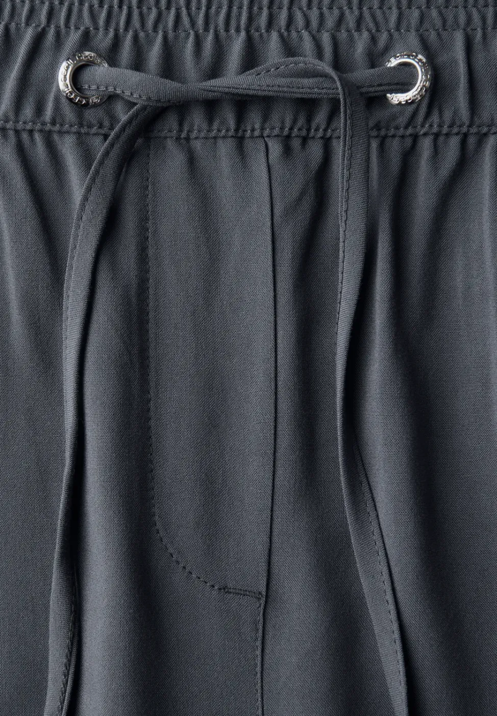 Straight Leg Viskose Hose