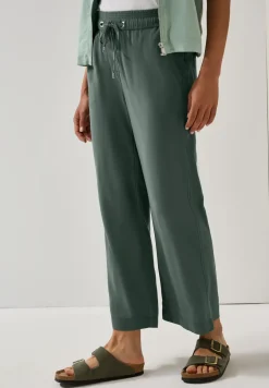 Straight Leg Viskose Hose