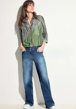 Streifen Longbluse