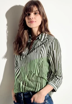 Streifen Longbluse