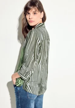 Streifen Longbluse