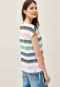 Streifenshirt mit Bändern