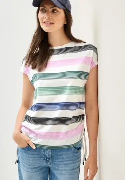 Streifenshirt mit Bändern