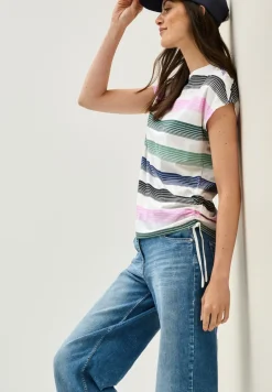 Streifenshirt mit Bändern
