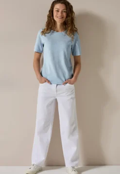 Streifenshirt mit Struktur