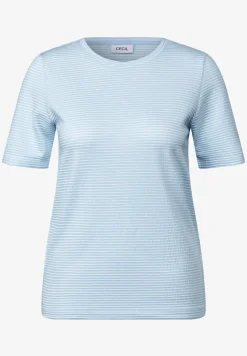 Streifenshirt mit Struktur