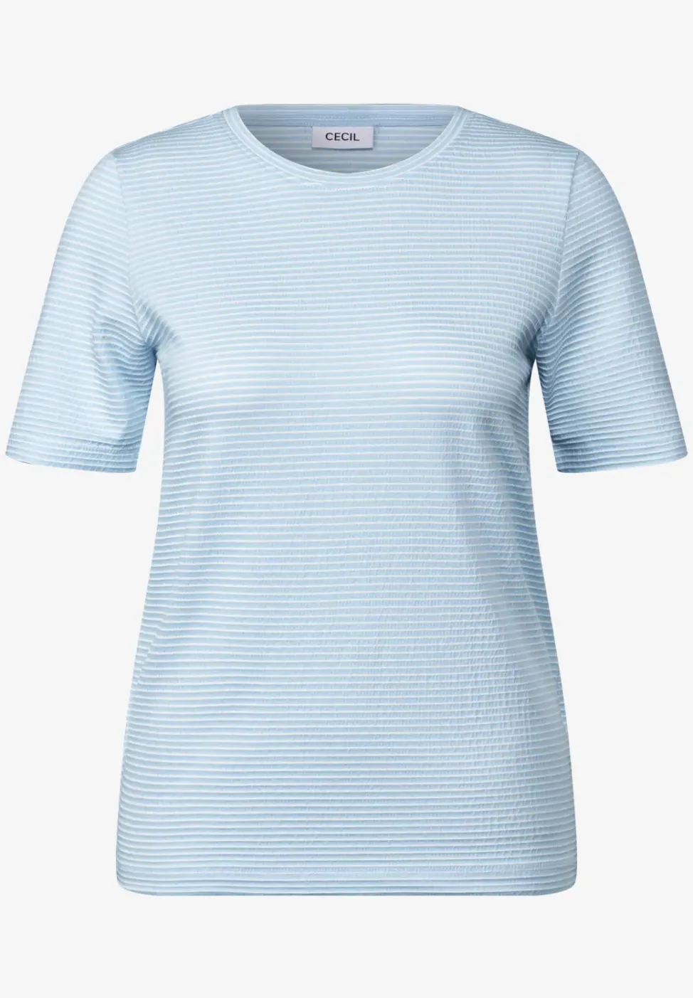 Streifenshirt mit Struktur