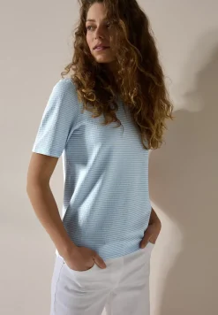 Streifenshirt mit Struktur
