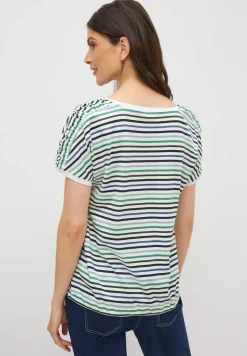 Streifen-Shirt mit Tunnelzug