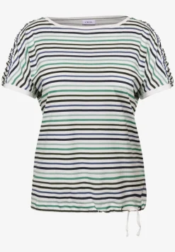 Streifen-Shirt mit Tunnelzug