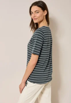 Streifenshirt mit Wording