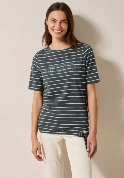 Streifenshirt mit Wording