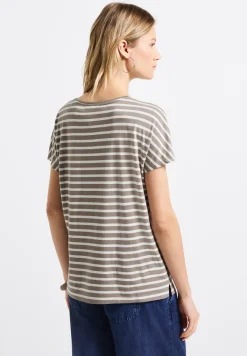 Streifenshirt mit Wording