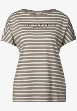Streifenshirt mit Wording